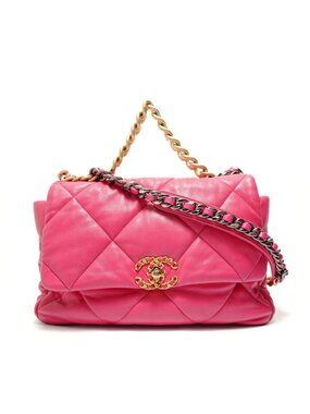 Chanel Shoulder Bag Lambskin 19 Chain